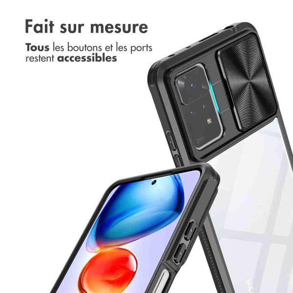 imoshion Coque arrière Camslider Xiaomi Redmi Note 11 Pro - Noir