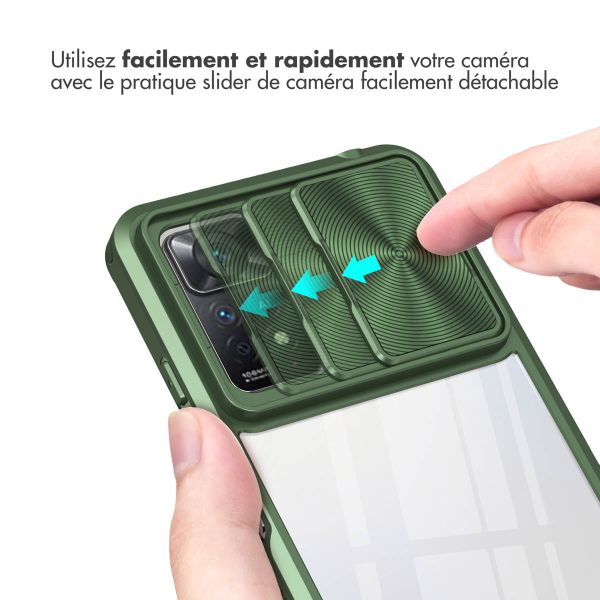 iMoshion Coque arrière Camslider Xiaomi Redmi Note 11 Pro - Vert foncé