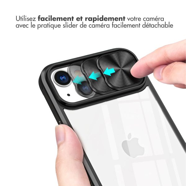 iMoshion Coque arrière Camslider iPhone 13 - Noir