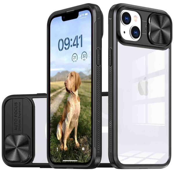 imoshion Coque arrière Camslider iPhone 13 - Noir