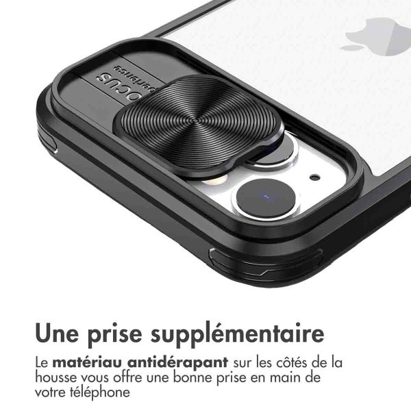 imoshion Coque arrière Camslider iPhone 14 - Noir