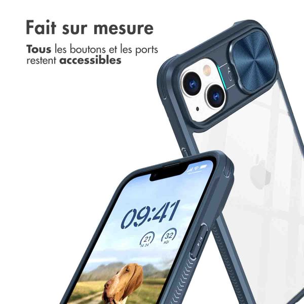 imoshion Coque arrière Camslider iPhone 14 - Bleu foncé