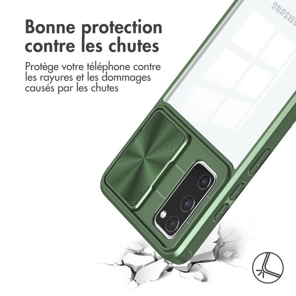 imoshion Coque arrière Camslider Samsung Galaxy S20 FE - Vert foncé