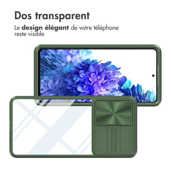 imoshion Coque arrière Camslider Samsung Galaxy S20 FE - Vert foncé