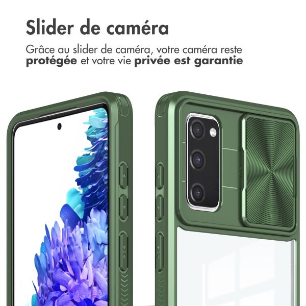 imoshion Coque arrière Camslider Samsung Galaxy S20 FE - Vert foncé