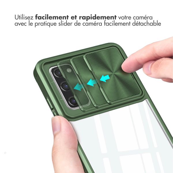 imoshion Coque arrière Camslider Samsung Galaxy S20 FE - Vert foncé