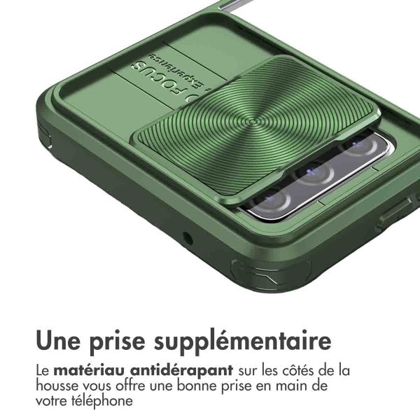 imoshion Coque arrière Camslider Samsung Galaxy S20 FE - Vert foncé