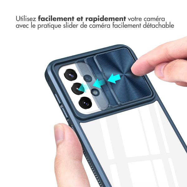 imoshion Coque arrière Camslider Samsung Galaxy A23 (5G) - Bleu foncé