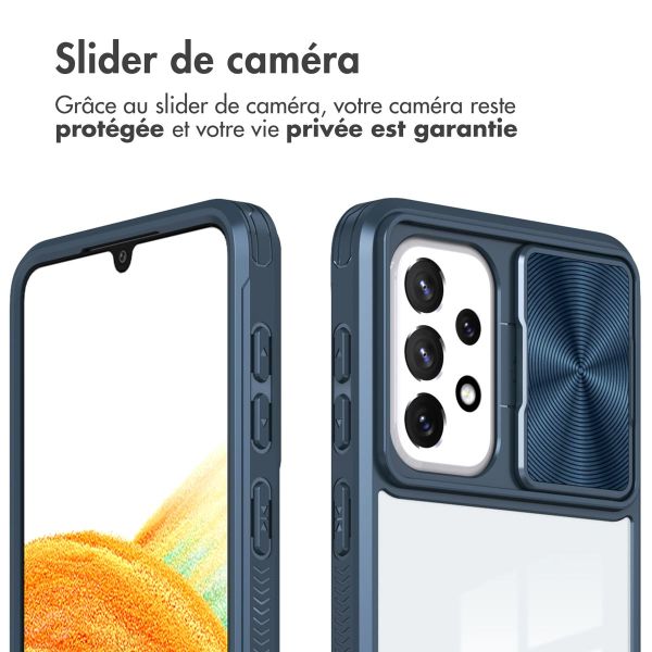 imoshion Coque arrière Camslider Samsung Galaxy A23 (5G) - Bleu foncé