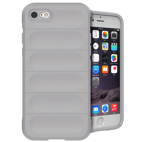 imoshion Coque arrière EasyGrip iPhone SE (2022 / 2020) / 8 / 7 - Gris