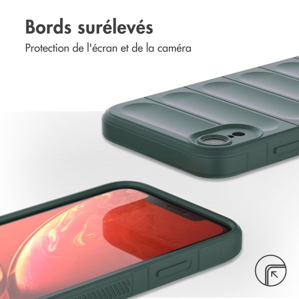 imoshion Coque arrière EasyGrip iPhone Xr - Vert foncé