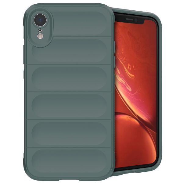 imoshion Coque arrière EasyGrip iPhone Xr - Vert foncé