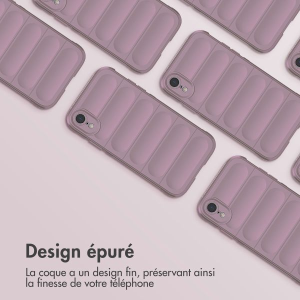 iMoshion Coque arrière EasyGrip iPhone Xr - Violet