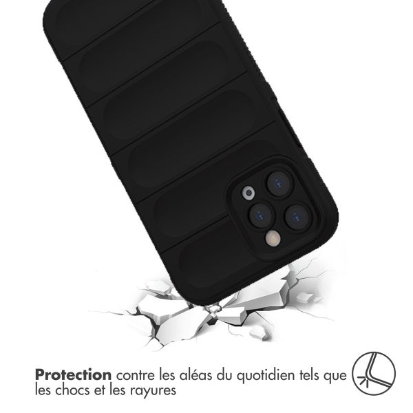 iMoshion Coque arrière EasyGrip iPhone 11 Pro - Noir