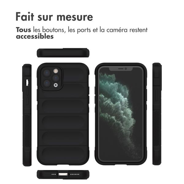 iMoshion Coque arrière EasyGrip iPhone 11 Pro - Noir