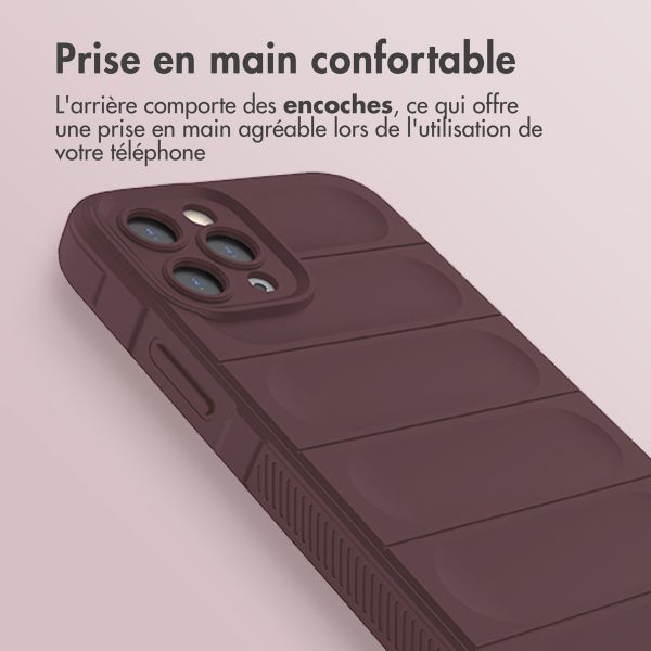 imoshion Coque arrière EasyGrip iPhone 11 Pro - Aubergine