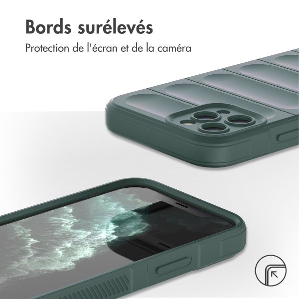 iMoshion Coque arrière EasyGrip iPhone 11 Pro - Vert foncé