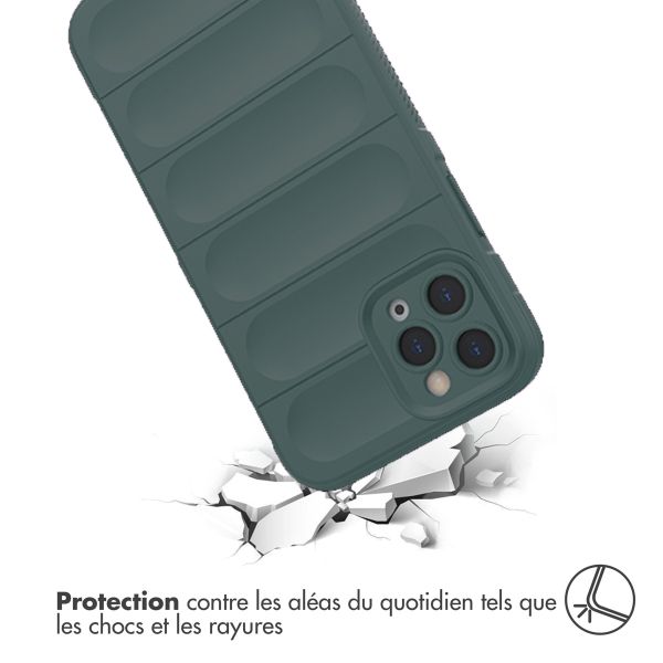 iMoshion Coque arrière EasyGrip iPhone 11 Pro - Vert foncé