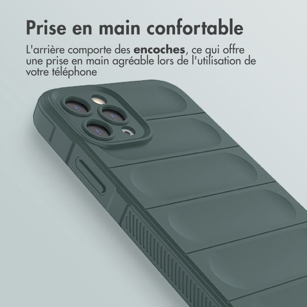 iMoshion Coque arrière EasyGrip iPhone 11 Pro - Vert foncé