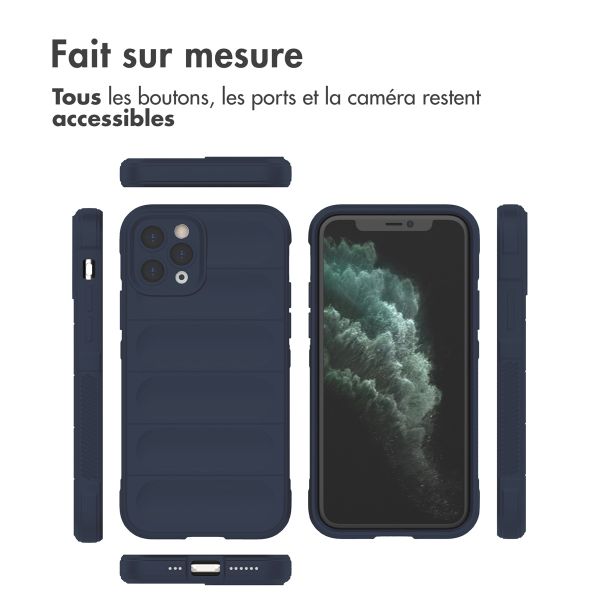 iMoshion Coque arrière EasyGrip iPhone 11 Pro - Bleu foncé