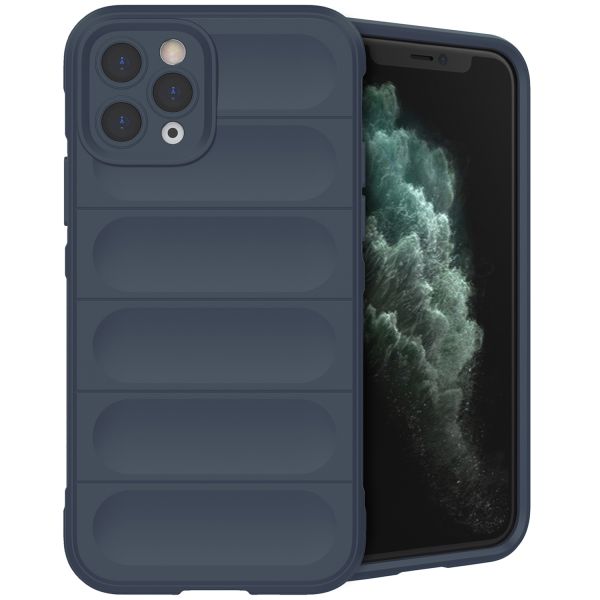 iMoshion Coque arrière EasyGrip iPhone 11 Pro - Bleu foncé