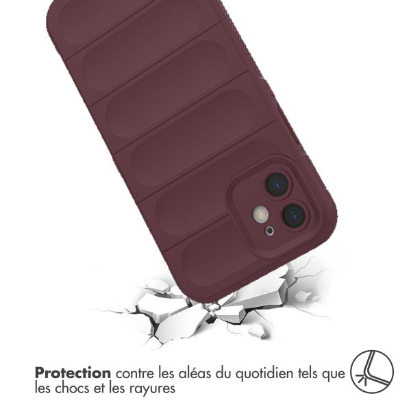 imoshion Coque arrière EasyGrip iPhone 12 - Aubergine