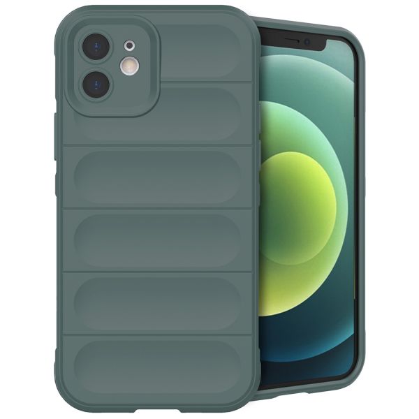 imoshion Coque arrière EasyGrip iPhone 12 - Vert foncé