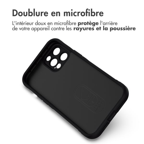 iMoshion Coque arrière EasyGrip iPhone 12 Pro Max - Noir