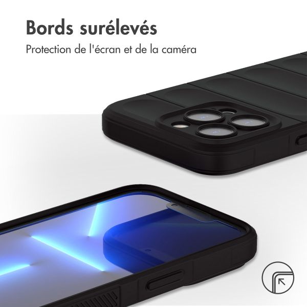 iMoshion Coque arrière EasyGrip iPhone 13 Pro - Noir