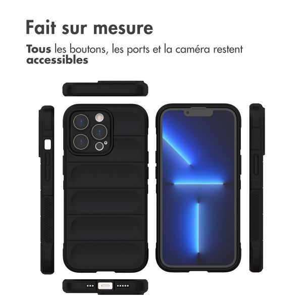 iMoshion Coque arrière EasyGrip iPhone 13 Pro - Noir