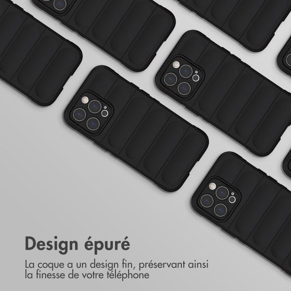 iMoshion Coque arrière EasyGrip iPhone 13 Pro - Noir