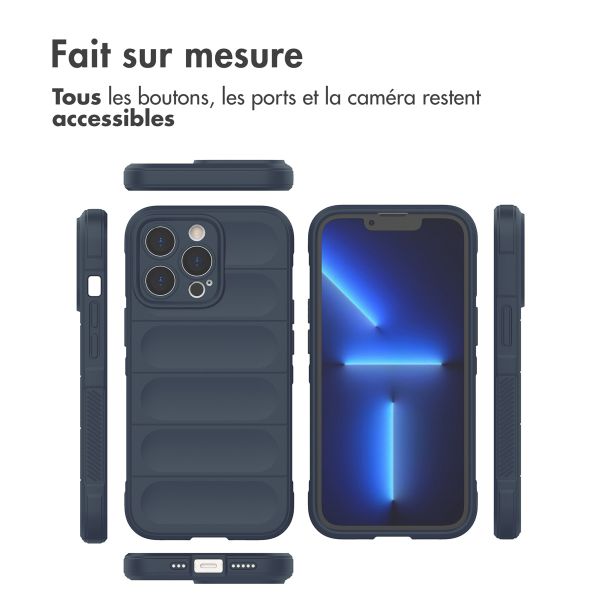 imoshion Coque arrière EasyGrip iPhone 13 Pro - Bleu foncé