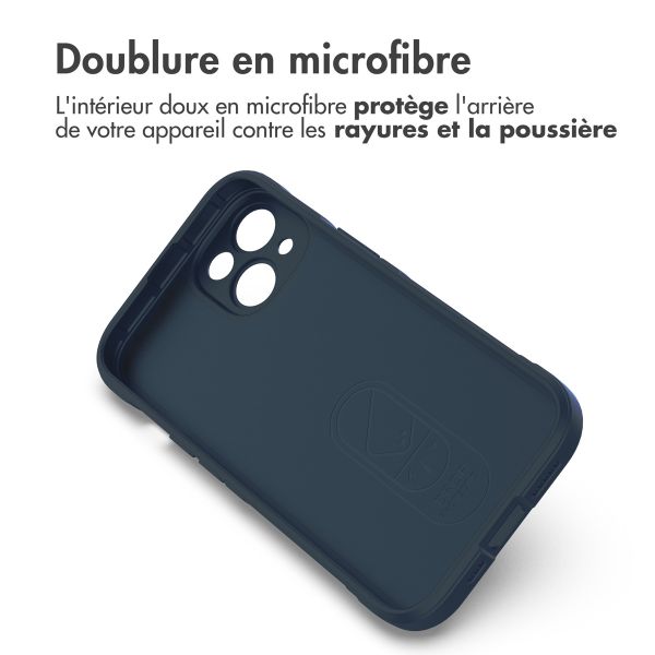 imoshion Coque arrière EasyGrip iPhone 14 - Bleu foncé