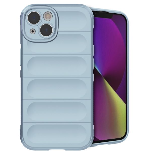 imoshion Coque arrière EasyGrip iPhone 14 - Bleu clair