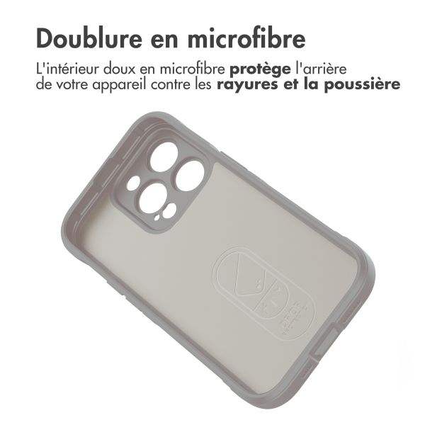 imoshion Coque arrière EasyGrip iPhone 14 Pro - Gris