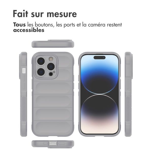 imoshion Coque arrière EasyGrip iPhone 14 Pro - Gris