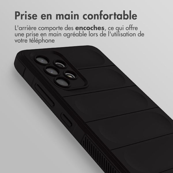 imoshion Coque arrière EasyGrip Samsung Galaxy A32 (4G) - Noir