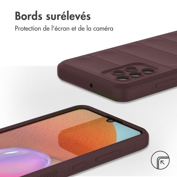 imoshion Coque arrière EasyGrip Samsung Galaxy A32 (4G) - Aubergine