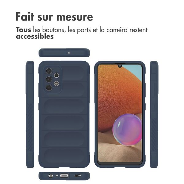 imoshion Coque arrière EasyGrip Samsung Galaxy A32 (4G) - Bleu foncé