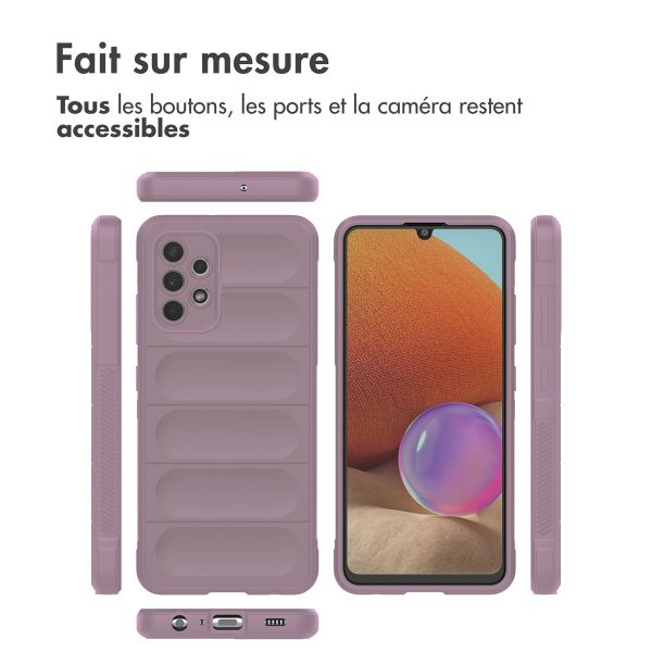 imoshion Coque arrière EasyGrip Samsung Galaxy A32 (4G) - Violet