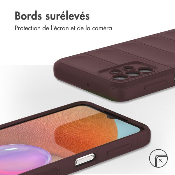 imoshion Coque arrière EasyGrip Samsung Galaxy A32 (5G) - Aubergine