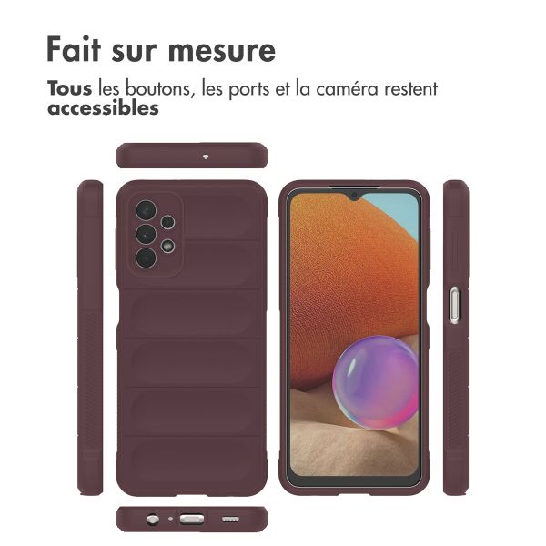 imoshion Coque arrière EasyGrip Samsung Galaxy A32 (5G) - Aubergine