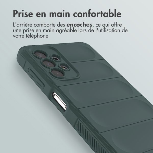 imoshion Coque arrière EasyGrip Samsung Galaxy A32 (5G) - Vert foncé