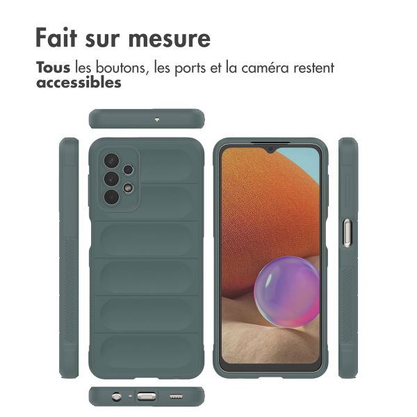 imoshion Coque arrière EasyGrip Samsung Galaxy A32 (5G) - Vert foncé