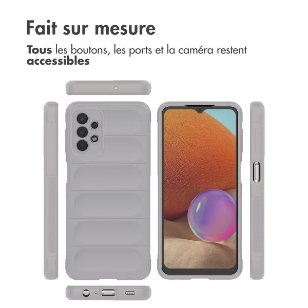 imoshion Coque arrière EasyGrip Samsung Galaxy A32 (5G) - Gris