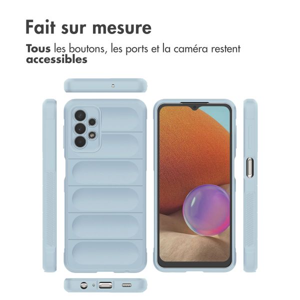 imoshion Coque arrière EasyGrip Samsung Galaxy A32 (5G) - Bleu clair