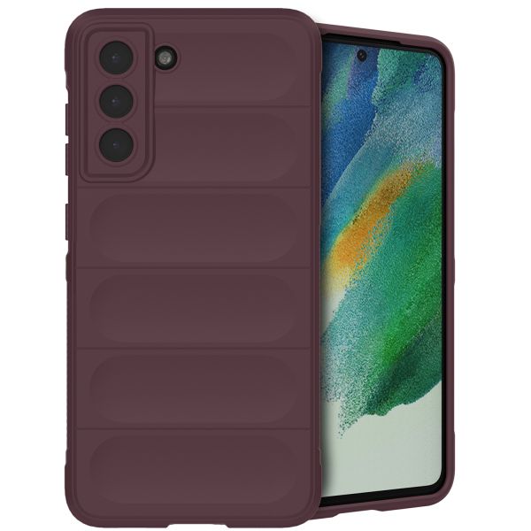 imoshion Coque arrière EasyGrip Samsung Galaxy S21 FE - Aubergine