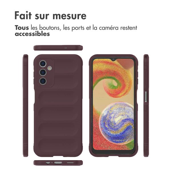 iMoshion Coque arrière EasyGrip Samsung Galaxy A14 (5G/4G) - Aubergine