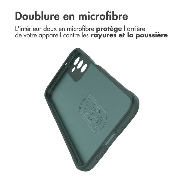 iMoshion Coque arrière EasyGrip Samsung Galaxy A14 (5G/4G) - Vert foncé