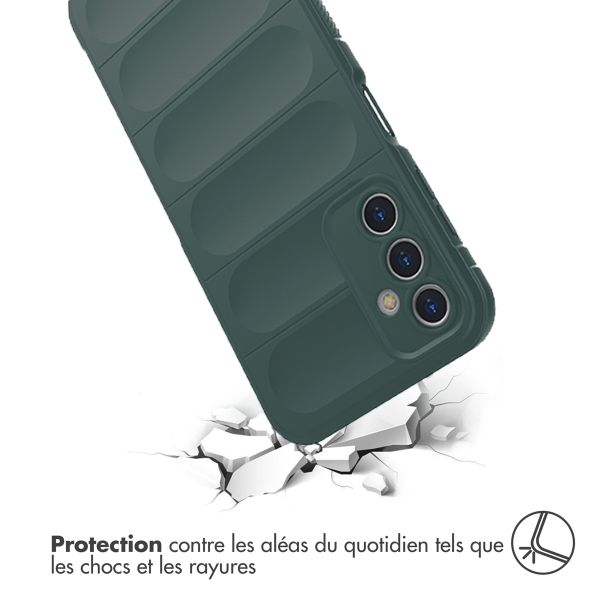 iMoshion Coque arrière EasyGrip Samsung Galaxy A14 (5G/4G) - Vert foncé